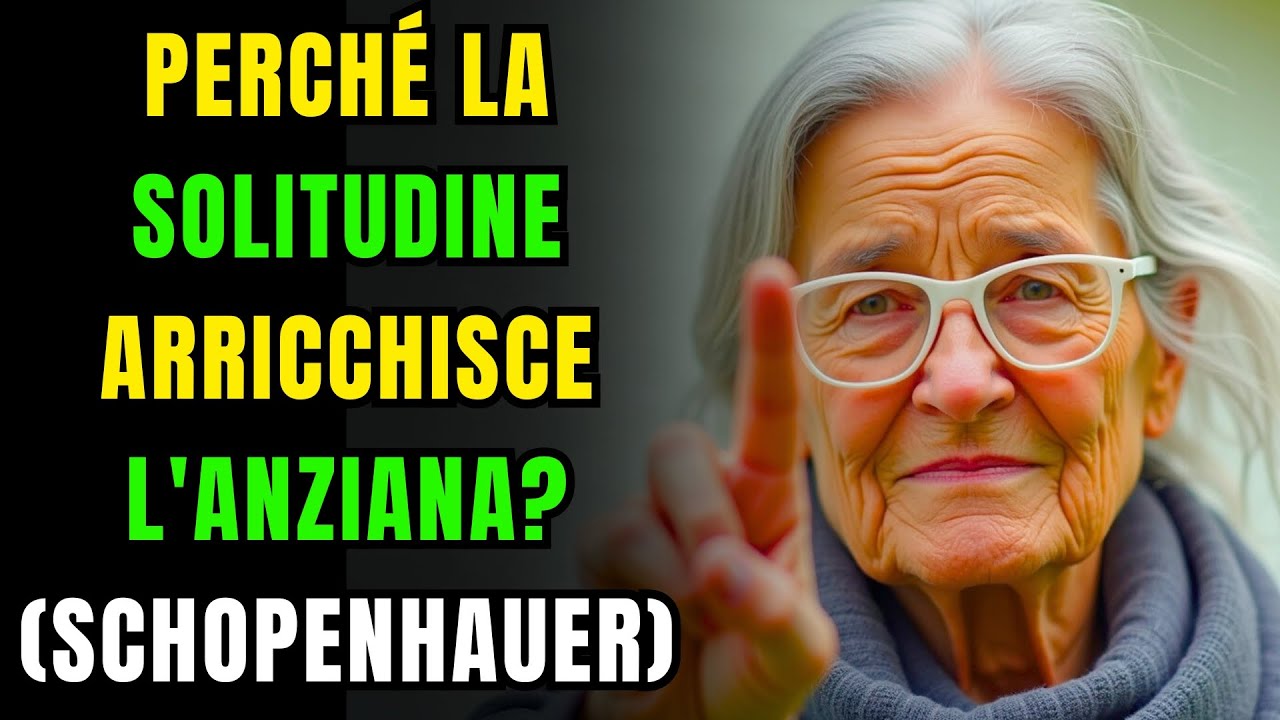10 ragioni per cui le anziane solitarie sono più RICCHE (Schopenhauer)