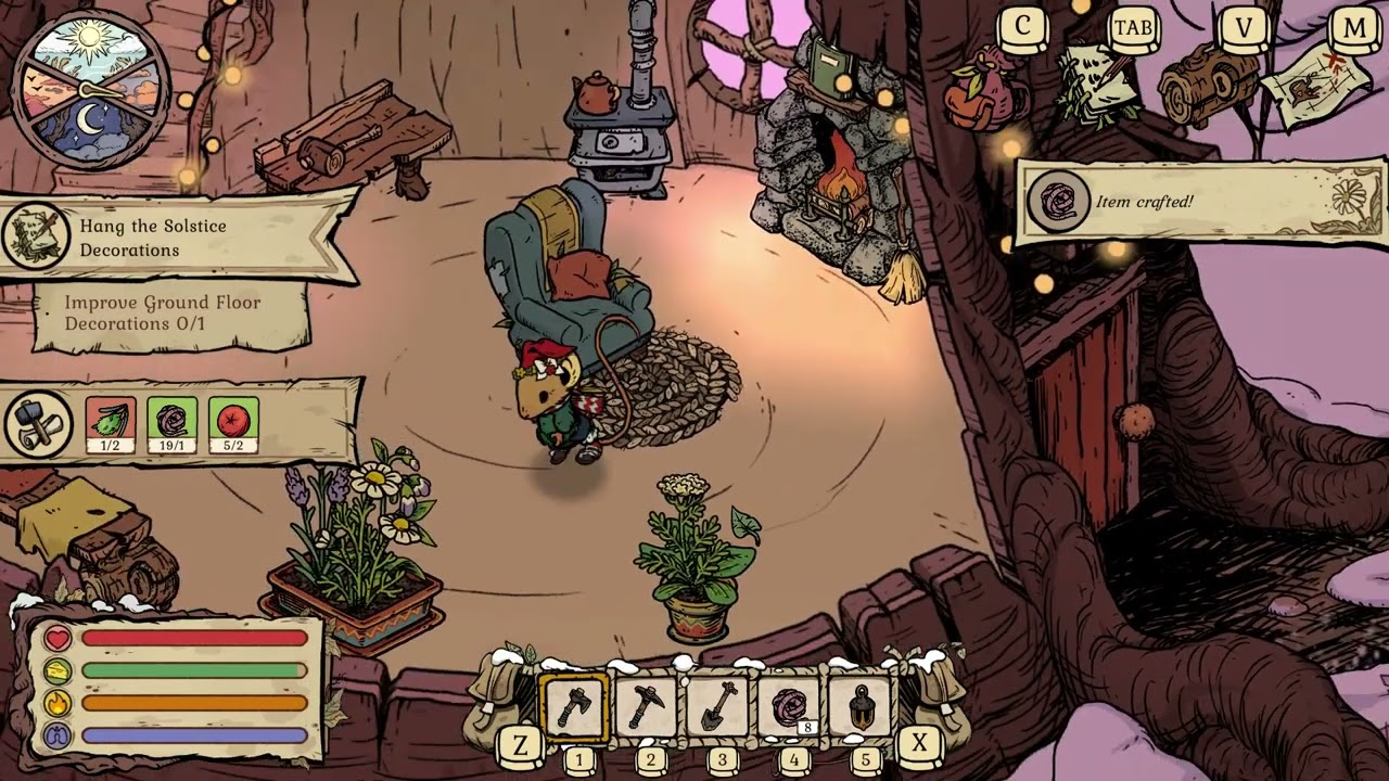 Winter Burrow Part 69 - Gathering More Stuff!