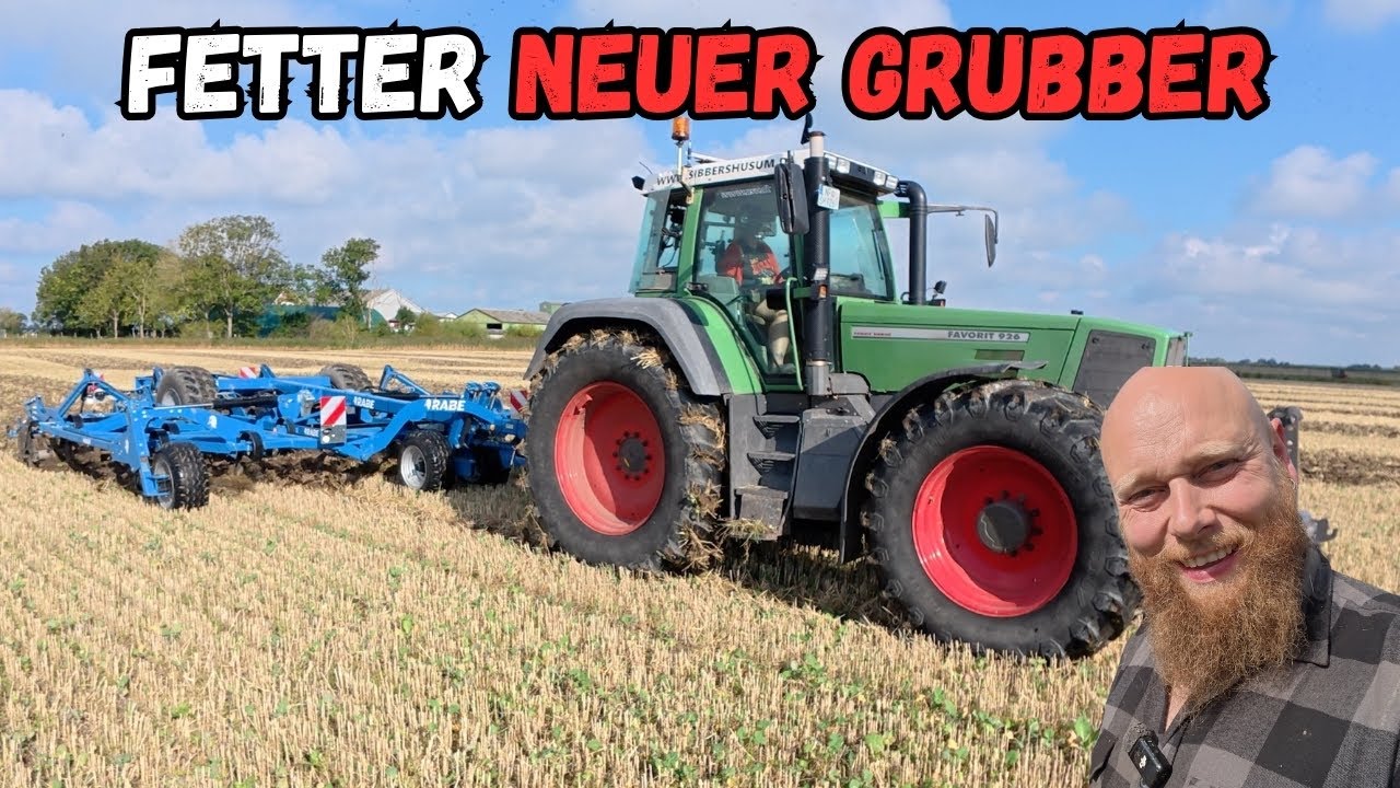 Neuer Grubber für den Stoppelsturz - FarmVLOG#1133