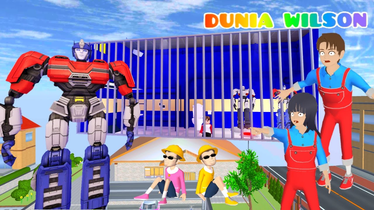 Yuta Mio Melarikan Diri Dari Penjara Transformers 🥰😆 Yuta VS Titan Kepala Robot