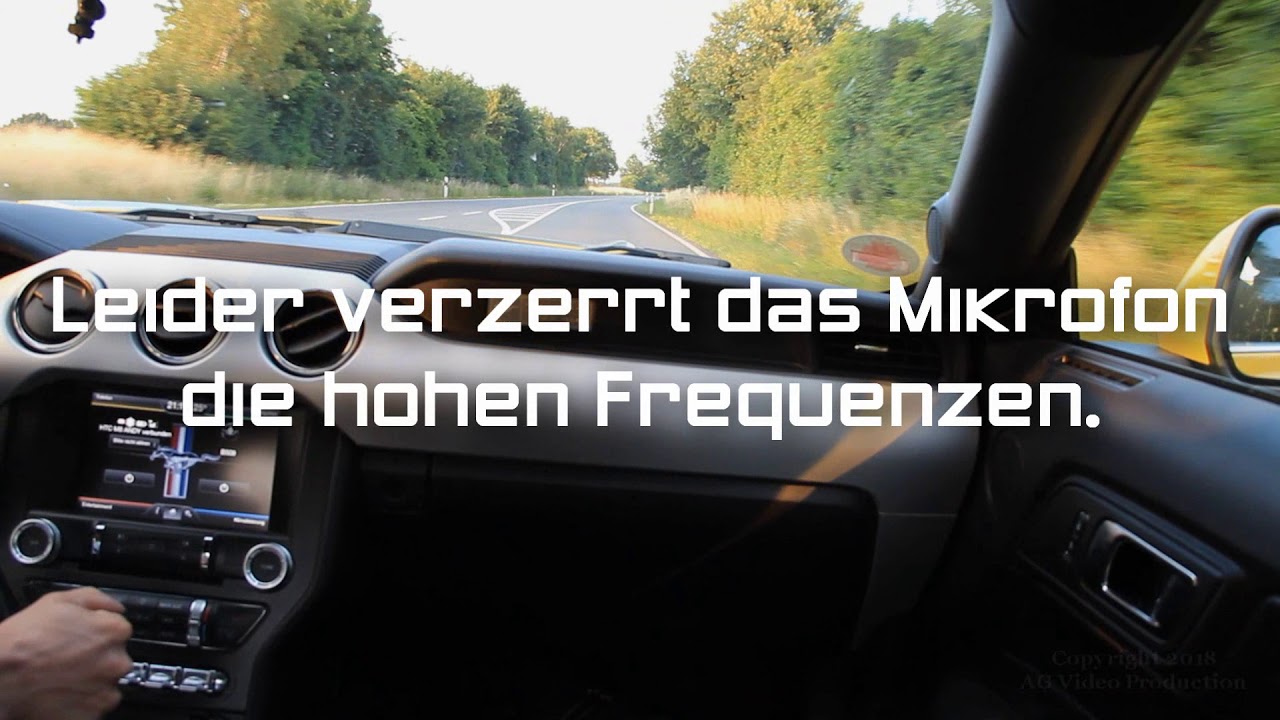Mustang GT EU 2016 mit BORLA Touring EU Anlage, FullHD