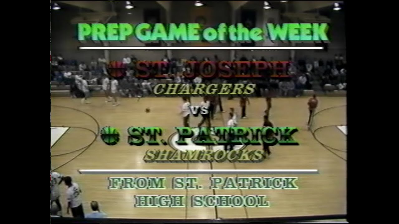 St. Patrick v.s. St. Joseph Illinois High School Basketball 2-2-1990