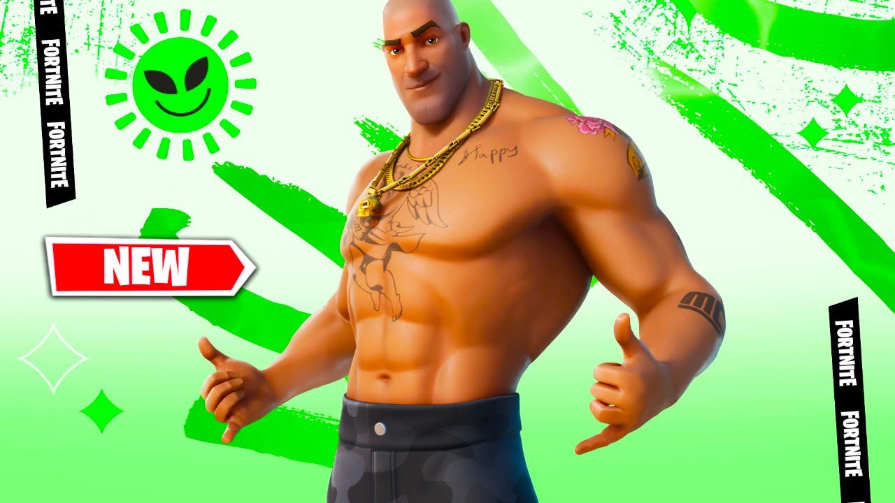 *NEW* BEACH BRUTUS SKIN SHOWCASE - FORTNITE ITEM SHOP - UNDERCOVER SUMMER SET