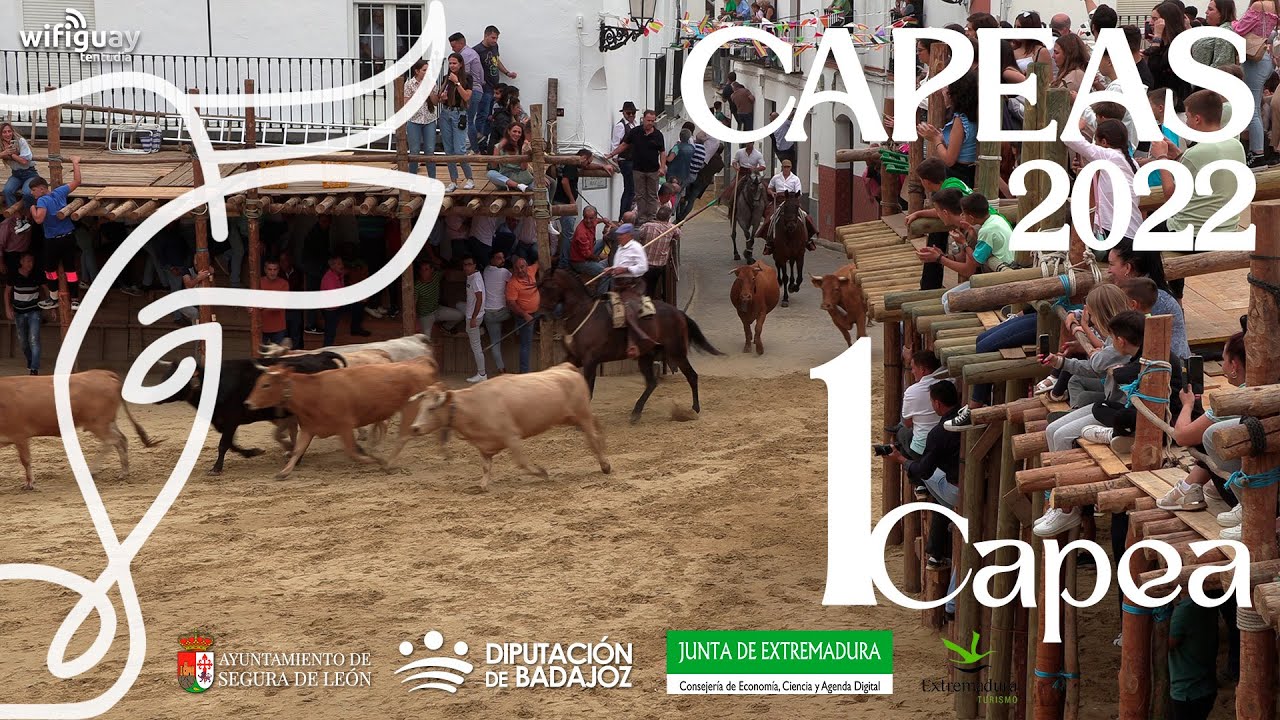 1ª Entrada Capea José Ignacio Lozano y Manuel Lozano 12 septiembre - CAPEAS SEGURA DE LEÓN 2022