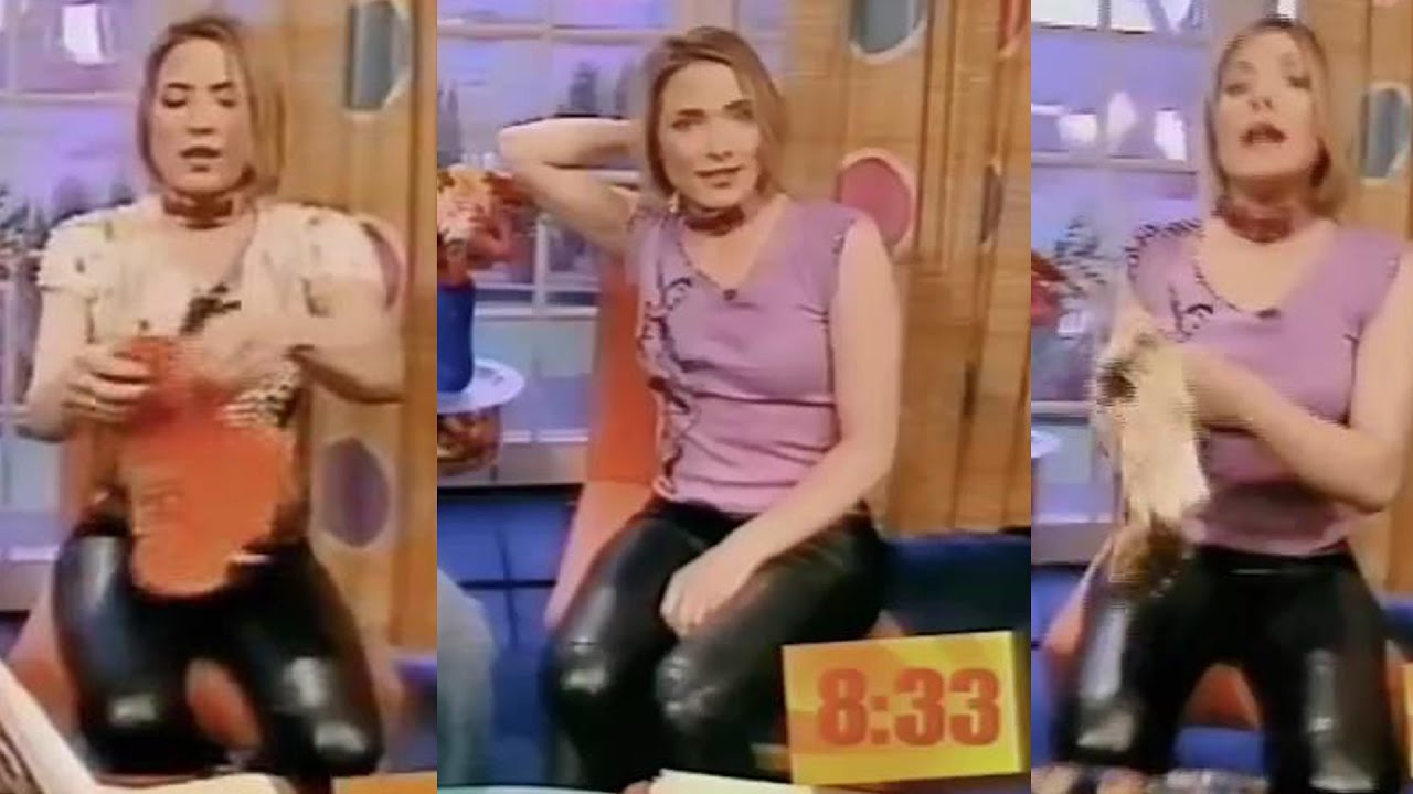 Lisa Rogers in Leather Trousers 3