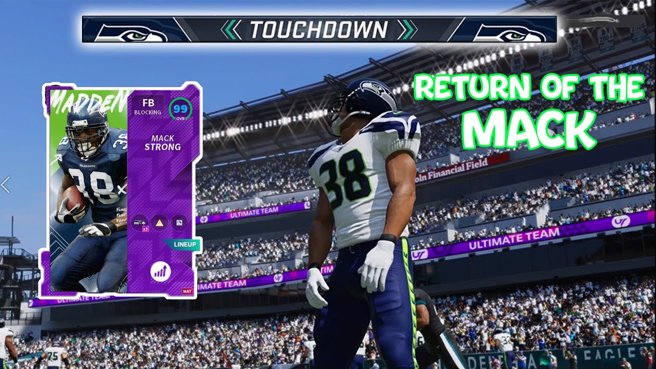 THE RETURN OF MACK STRONG | MADDEN 21 SEAHAWKS THEME TEAM #32