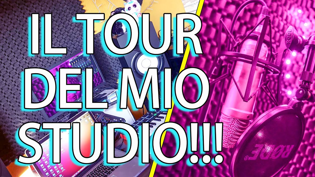 IL TOUR DEL MIO STUDIO!!! 🎙🎤🎵🎥🎸