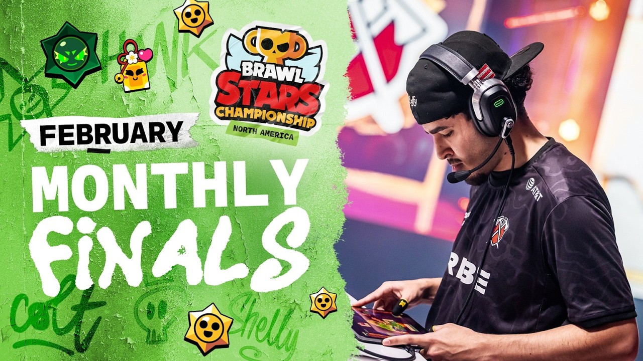 FINAL MENSUAL FEBRERO - NA | CAMPEONATO DEL MUNDO BRAWL STARS