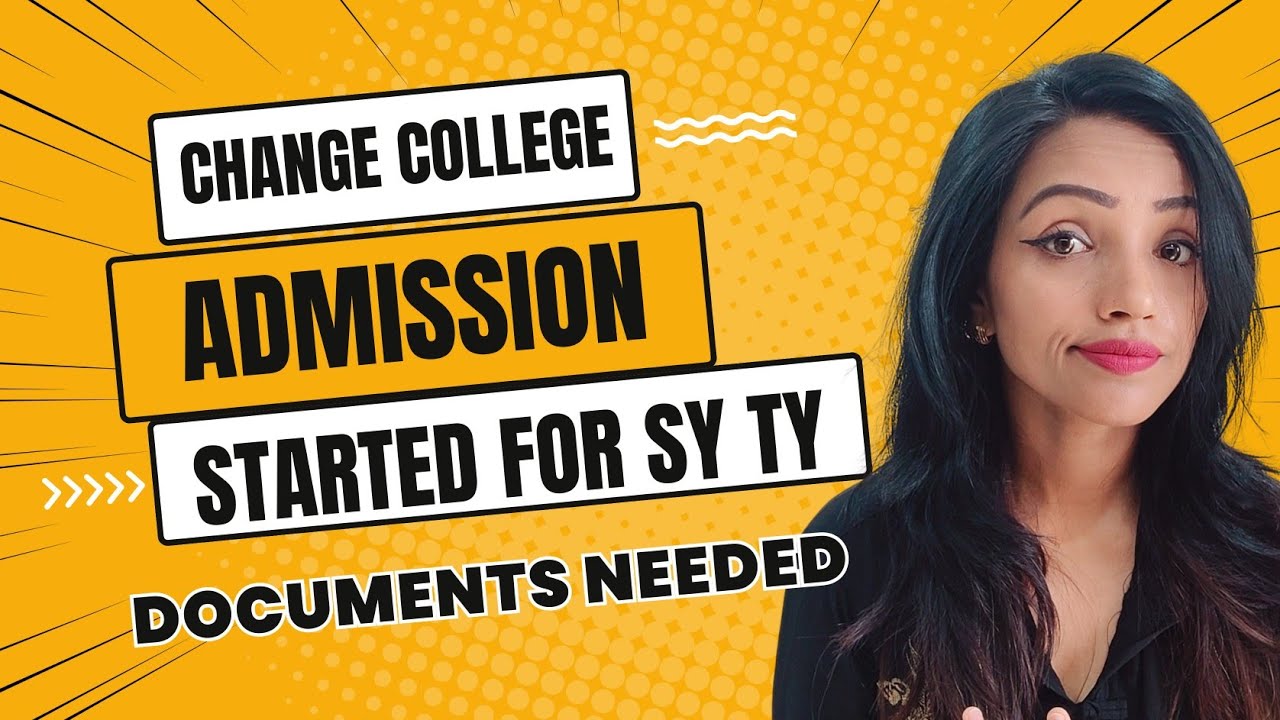WANT TO CHANGE COLLEGE? Second year Third Year ADMISSION STARTED