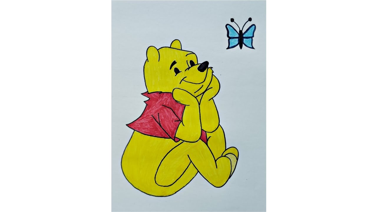 How to draw Winnie The Pooh. 