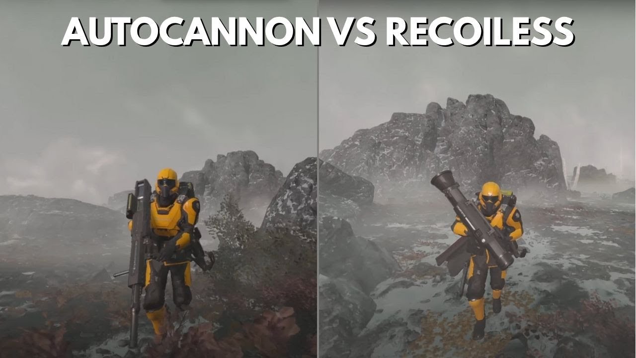 Recoiless Rifle vs Autocannon Comparison for Helldivers 2