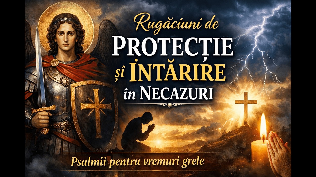 Rugăciuni de PROTECȚIE și ÎNTĂRIRE în necazuri 🙏 Psalmii puternici pentru vremuri grele