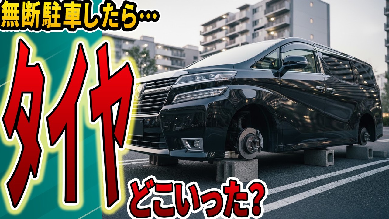 【無断駐車の復讐】ホイール4本なくなった…友人「知らんよ」→修理代30万円で発狂ｗ
