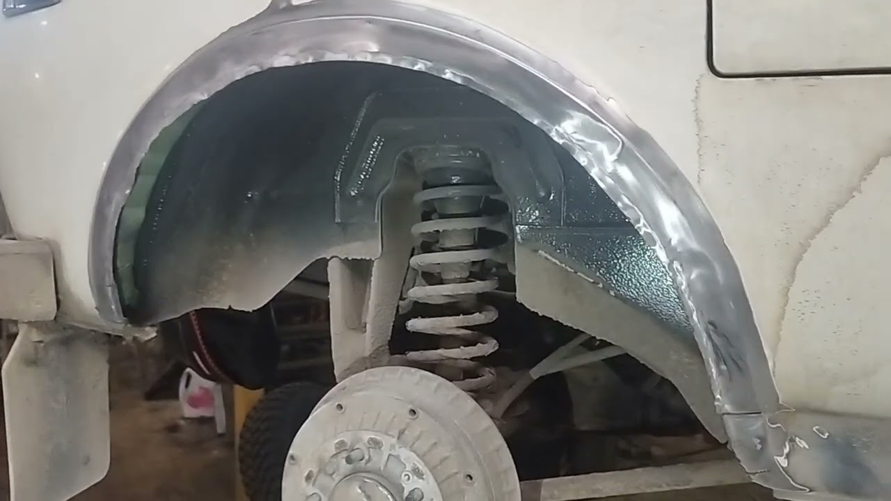 Резка арок Нива под 29е колёса, ( 235/75r15). Без лифта подвески