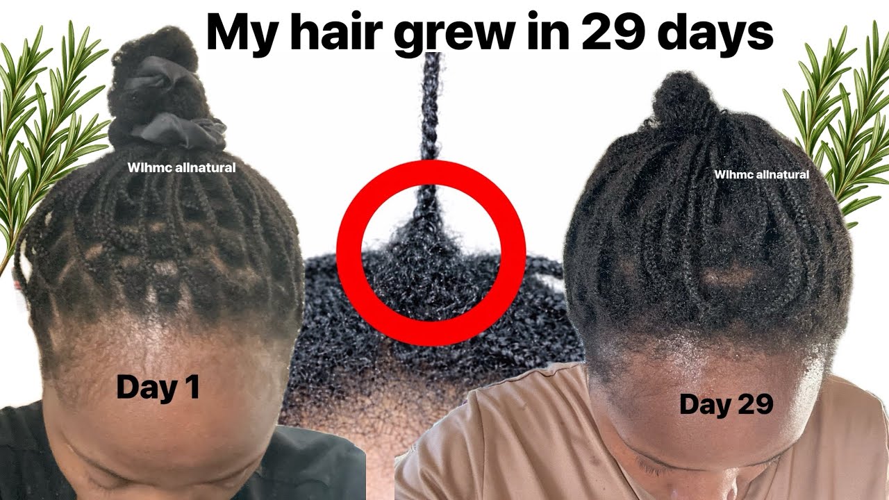 I’m on Day 29 hair challenge & my hair grew so fast like it’s 3 months growth. 