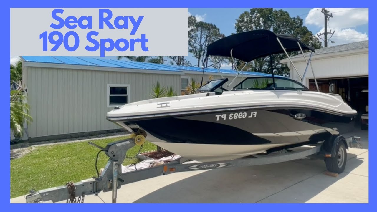 EP 56:Sea Ray 190 Sport Bowrider Boat Tour [2015]