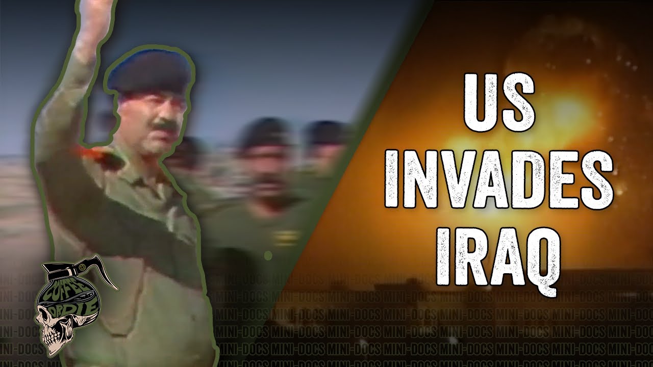 US Invades Iraq To Overthrow Regime of Saddam Hussein