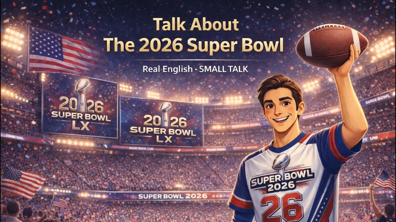 Small talk : 2026超級盃來了(The 2026 Super Bowl) - Make your English dreams come true