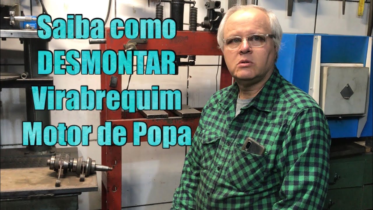 Saiba como DESMONTAR virabrequim de motor de popa