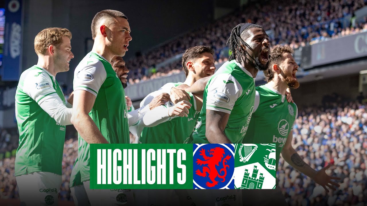 Hibs Win At Ibrox To Go 16 Unbeaten! | Highlights: Rangers 0 Hibernian 2