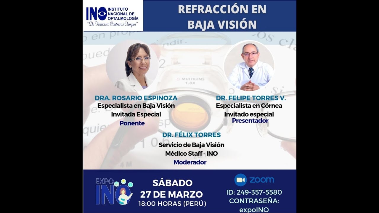 Refraccion en baja vision. Dra Rosario Espinoza