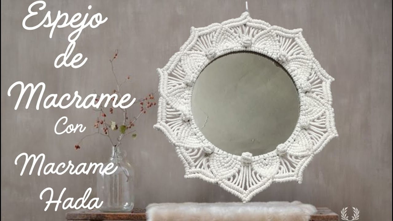✨Como Hacer Espejo de Macrame paso a paso | DIY Facil y Elegante | Macrame mirror