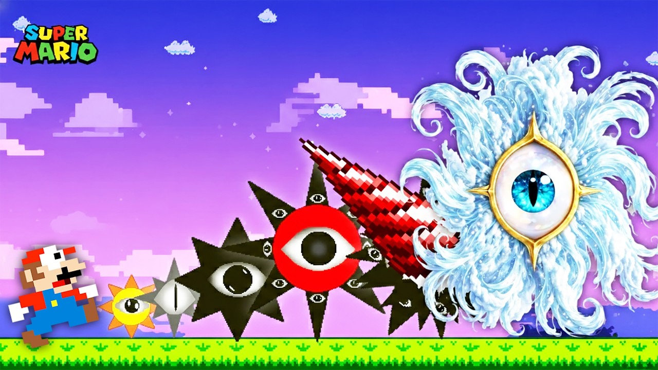 Mario vs Suika | Mario Unlocks EVERY Mr.Sun Phase!