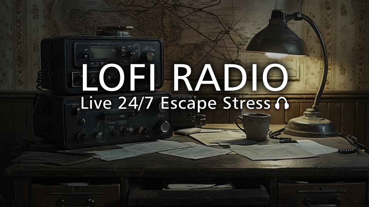 Lofi Songs Live – 24/7 Live Lofi Music to Relax, Focus, and Escape Stres