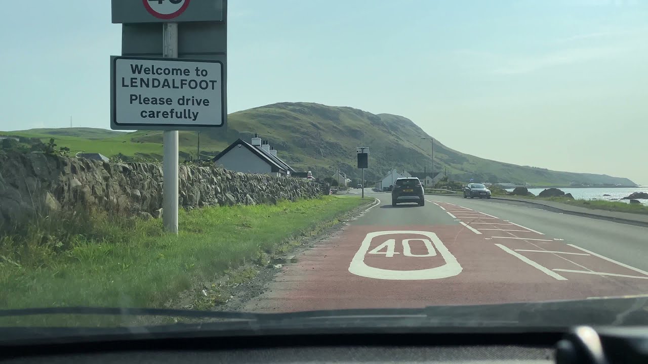 Driving in Scotland - Girvan to Stranraer - August 2021