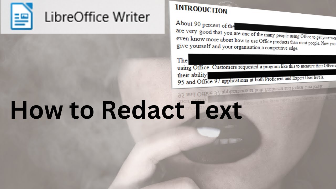 В этом видео объясняется, как редактировать текст в LibreOffice.