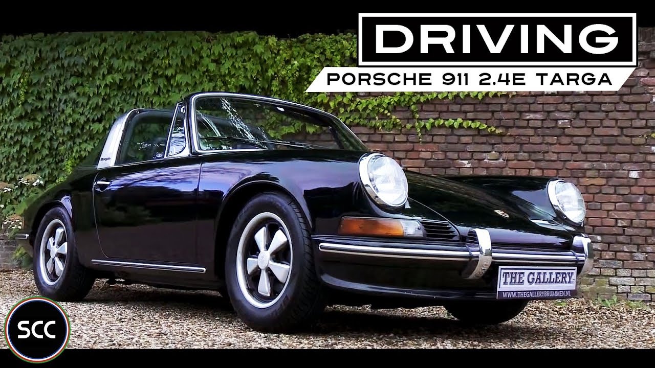 PORSCHE 911 E | 911E 2.4 TARGA 1973 - Test drive in top gear - Engine sound | SCC TV
