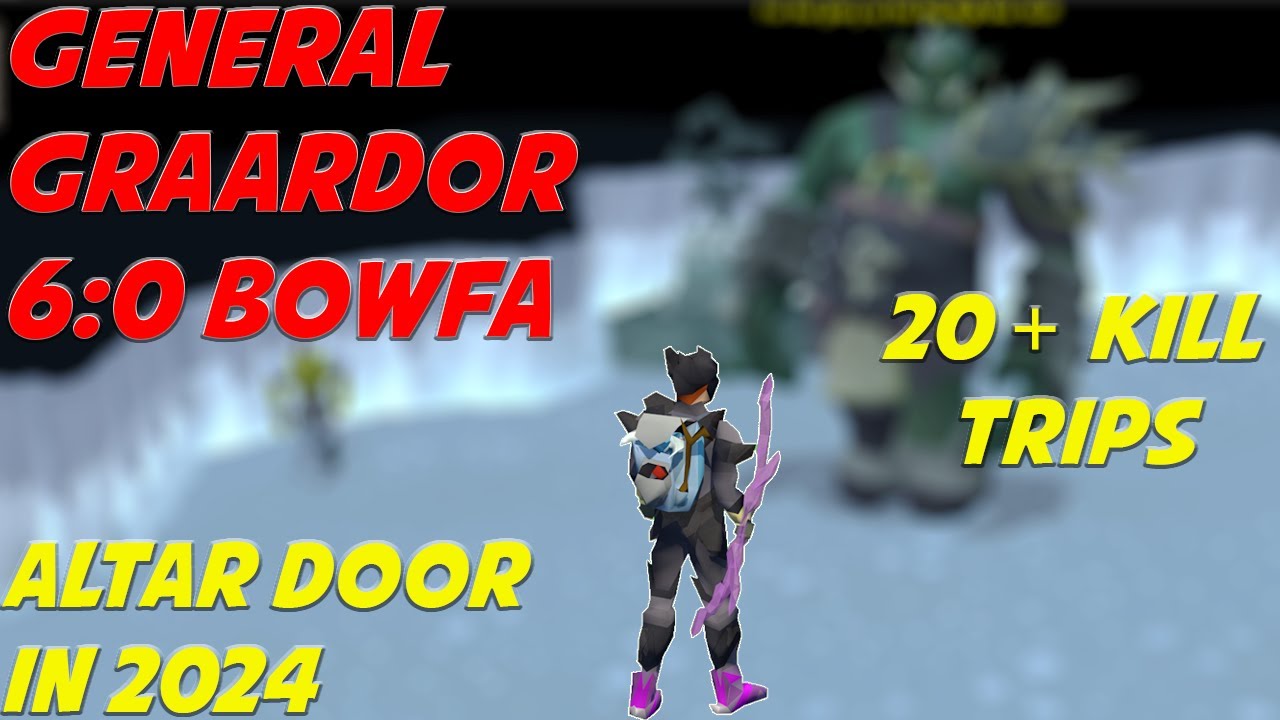 Руководство по OSRS Solo Bandos | Генерал Граардор 6:0 (Метод алтарной двери) 2024
