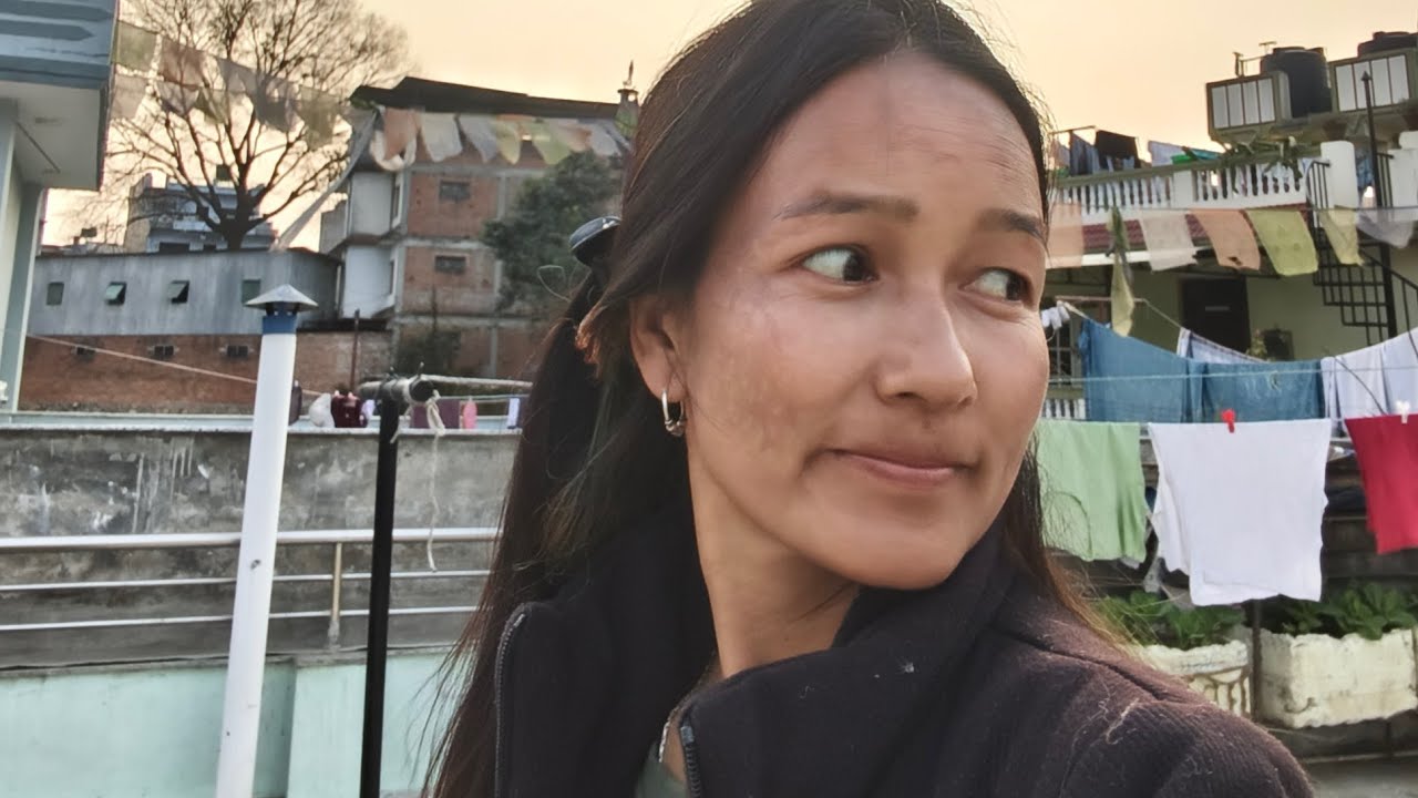 Mommy's First Flight Journey To Nepal || Her Uncle Came To Pick Her Daughter At Airport || @radhiii 