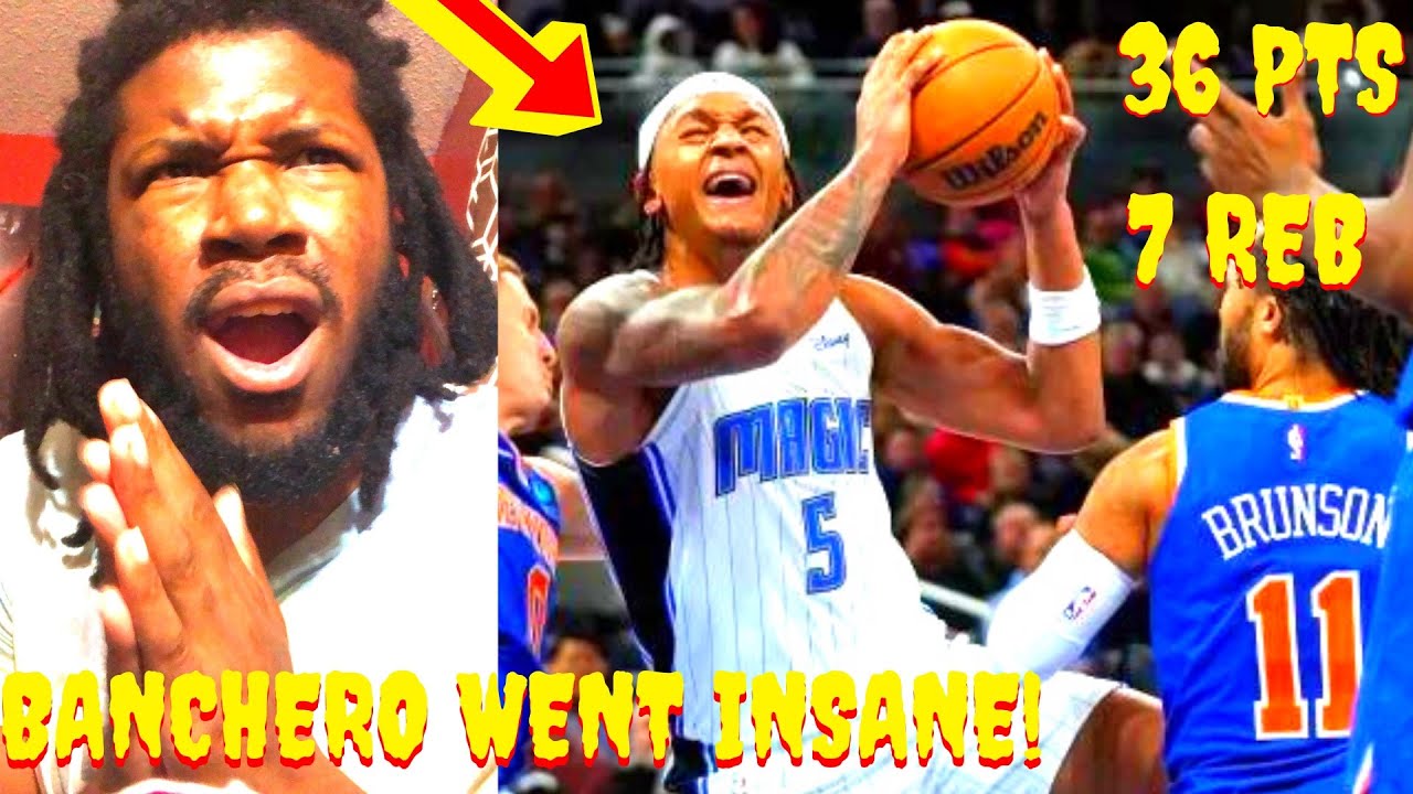 KNICKS VS MAGIC REACTION 2024 NEW YORK KNICKS VS ORLANDO MAGIC HIGHLIGHTS REACTION 2024