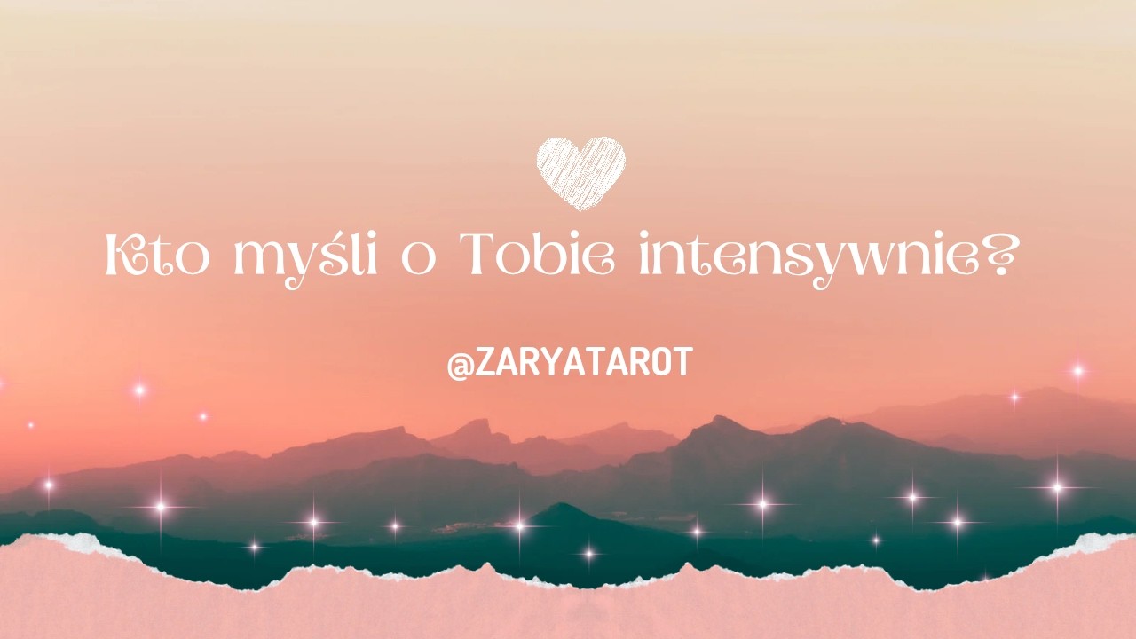 @ZaryaTarot Kto myśli o Tobie intensywnie właśnie teraz? 🤯⚠️🧐🤗| 2 grupy ♦️🃏