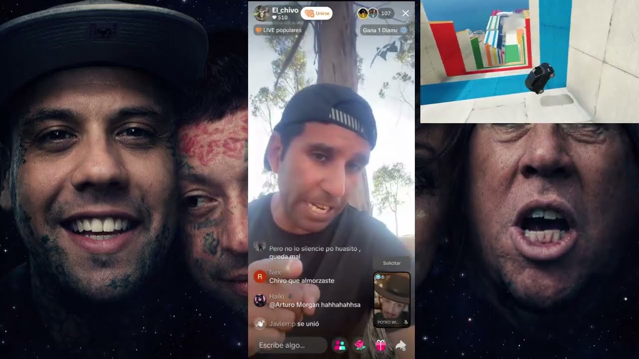 HUASO LUCERO (EL CHIVO) ADVIERTE A POTRO WINNER QUE NO SE META CON SU FAMILIA.