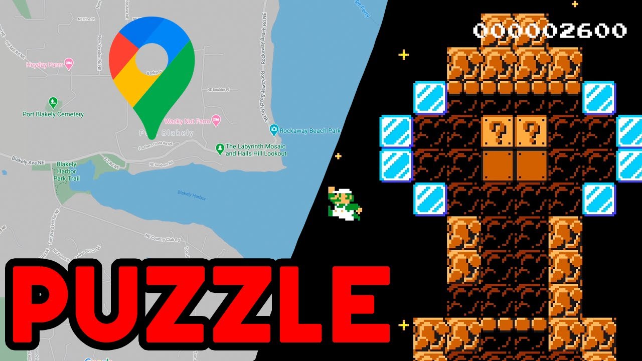 Necesitas GOOGLE MAPS para resolver este PUZZLE [Super Mario Maker 2]