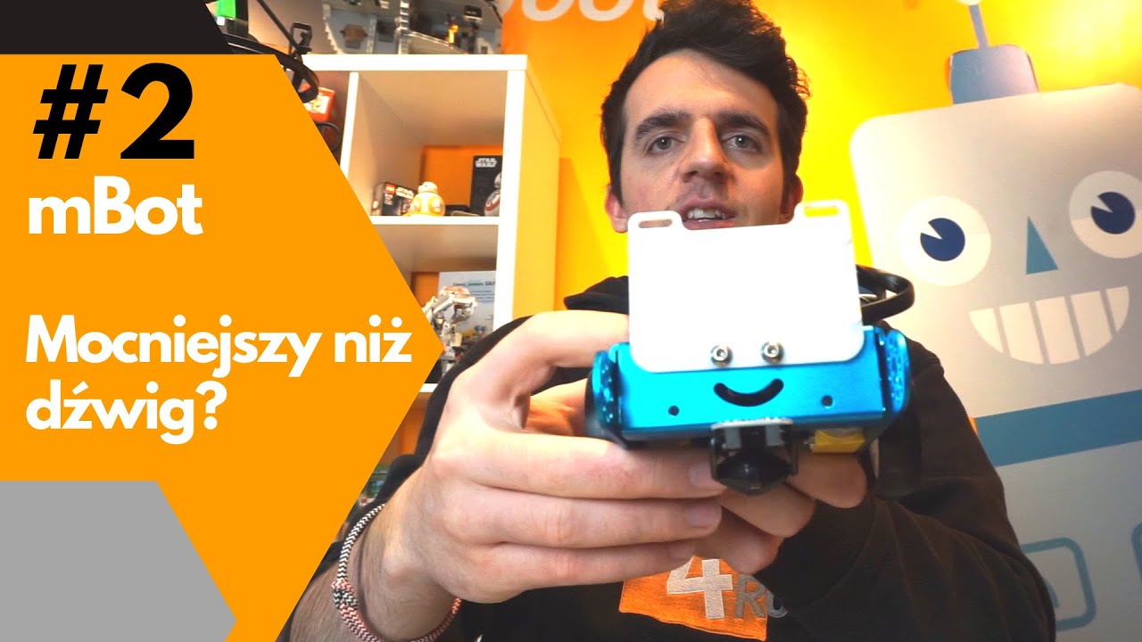 #2 Silny jak dźwig? Testy mBot 'a. Jak zacząć programować, co jest w pudełku. GO4Robot Studio