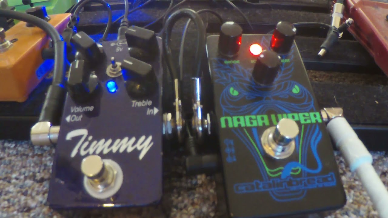 Catalinbread Naga Viper + Timmy through Vox AC15 Handwired