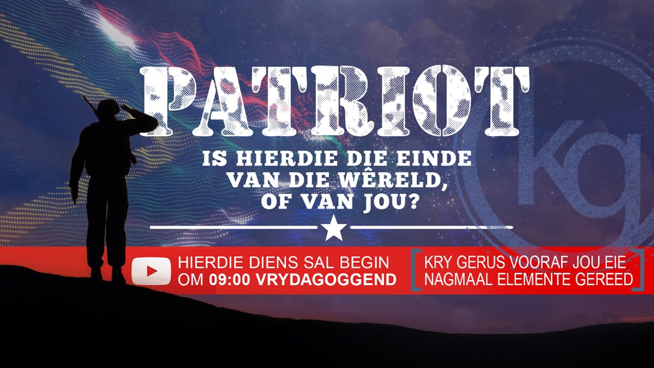 Vrydagoggend, 10 April 2020 | Patriot - Is hierdie die einde van die wêreld of van jou