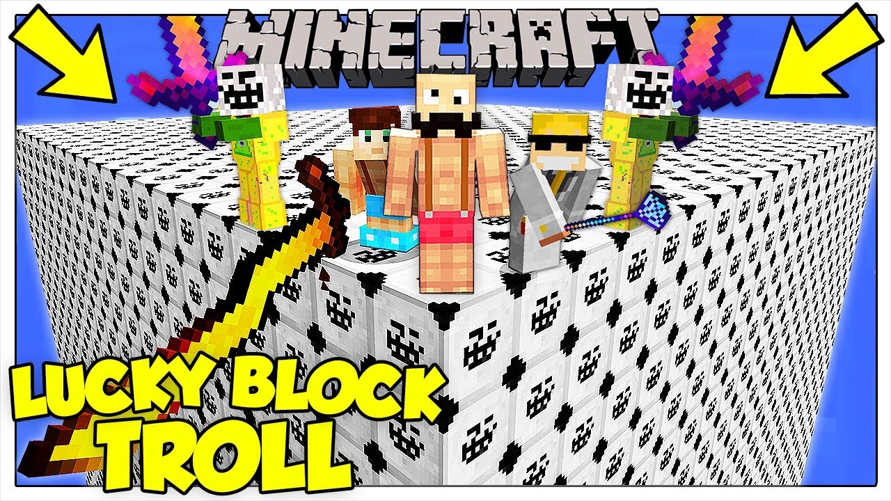 LA SFIDA DEI LUCKY BLOCK GIGANTI TROLL! - Minecraft ITA