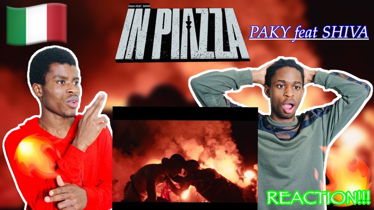 Italian Rap - REACTION! - Paky - In Piazza feat Shiva (Prod. Kermit)