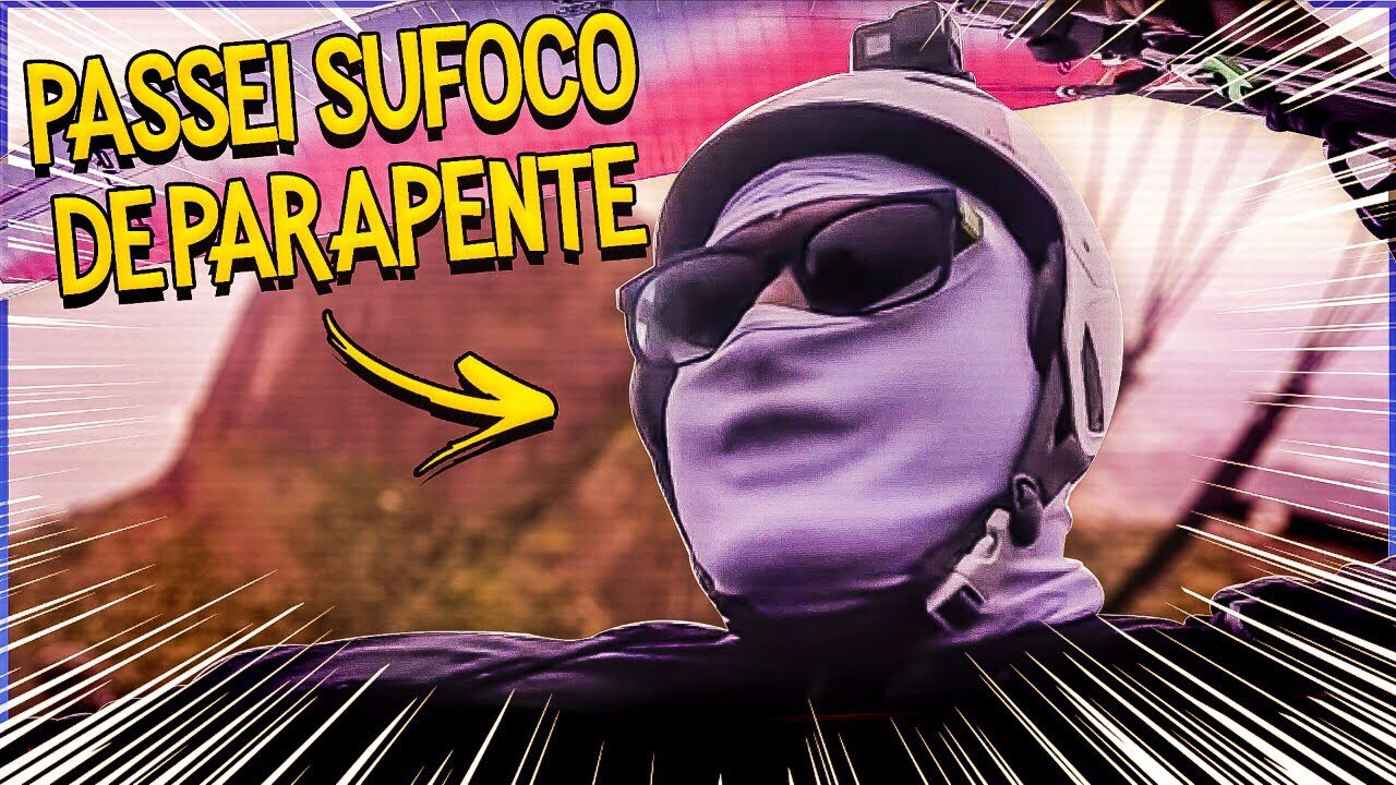 PASSEI PERRENGUE SEM MASCARA VOANDO DE PARAPENTE 😱