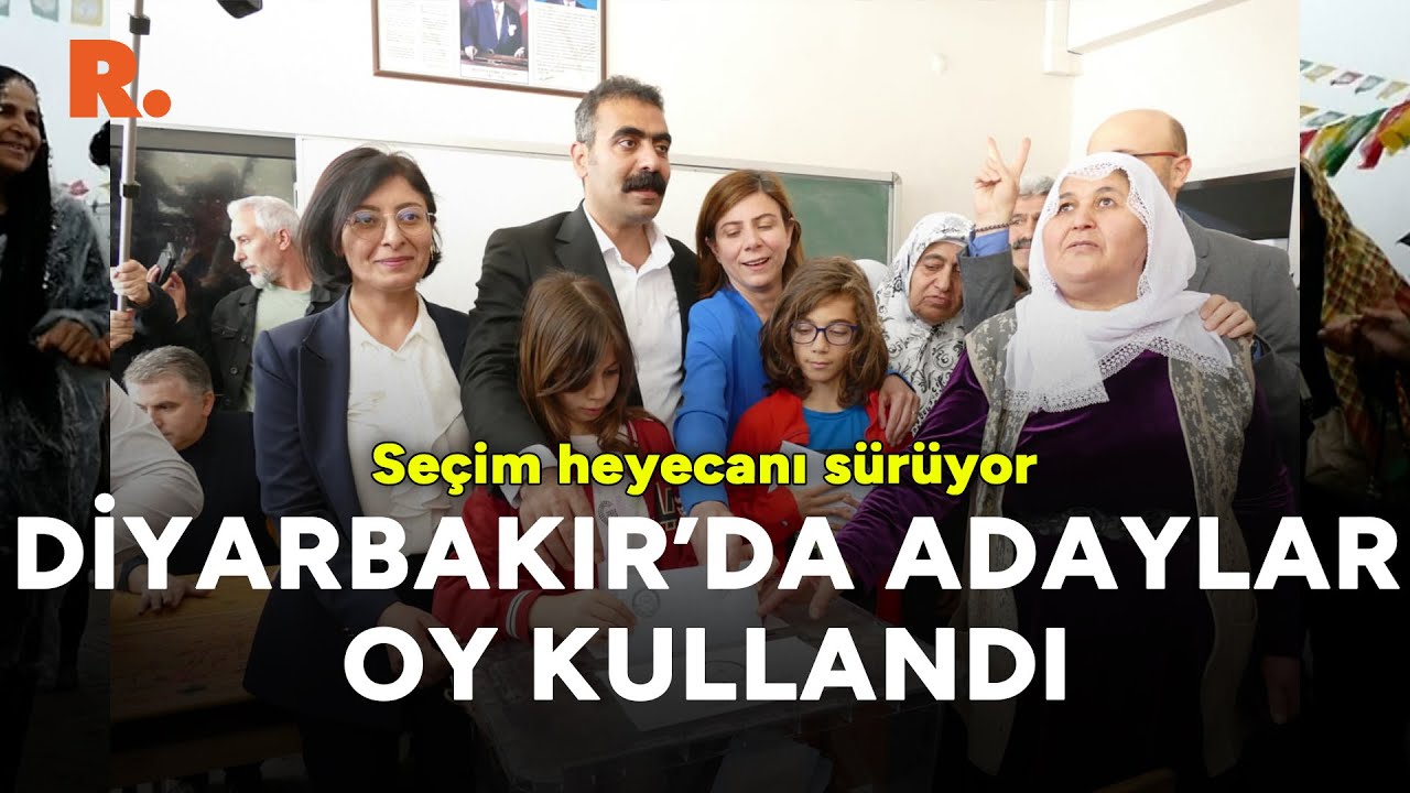 DEM Parti Diyarbakır adayları birlikte oy kullandılar