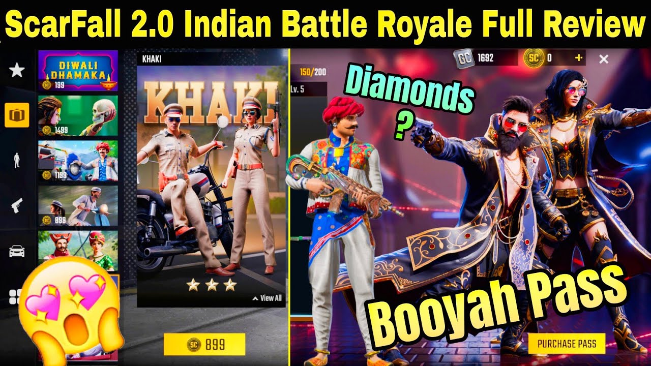 New ScarFall 2.0 All Events Review | ScarFall 2.0 Game Review & Gameplay | Indian BGMI - Good or Bad