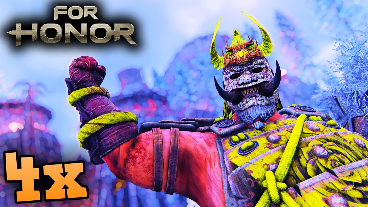 Shugoki Quad Kill & NEW Finisher for enemies! [For Honor]