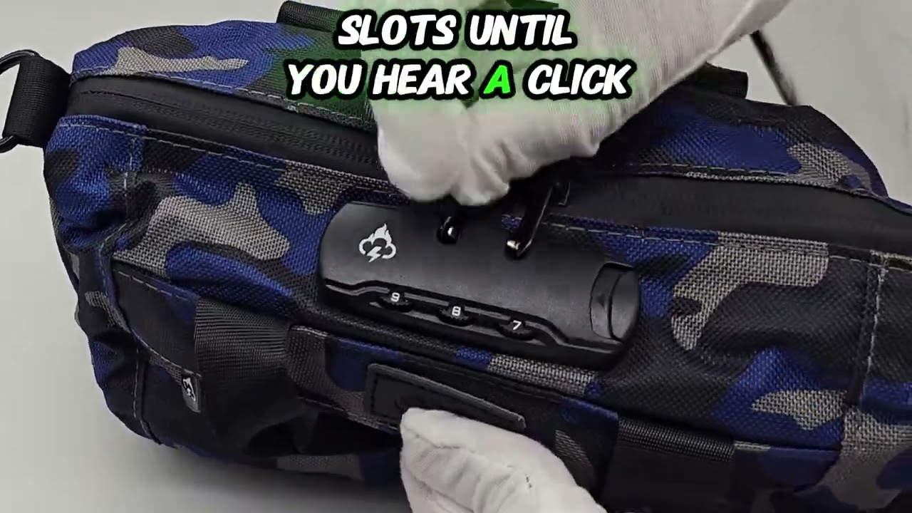How to Set Up & Use the Lock on Your FireBar Labs Smell Proof Bag | SmellProofFashion.com