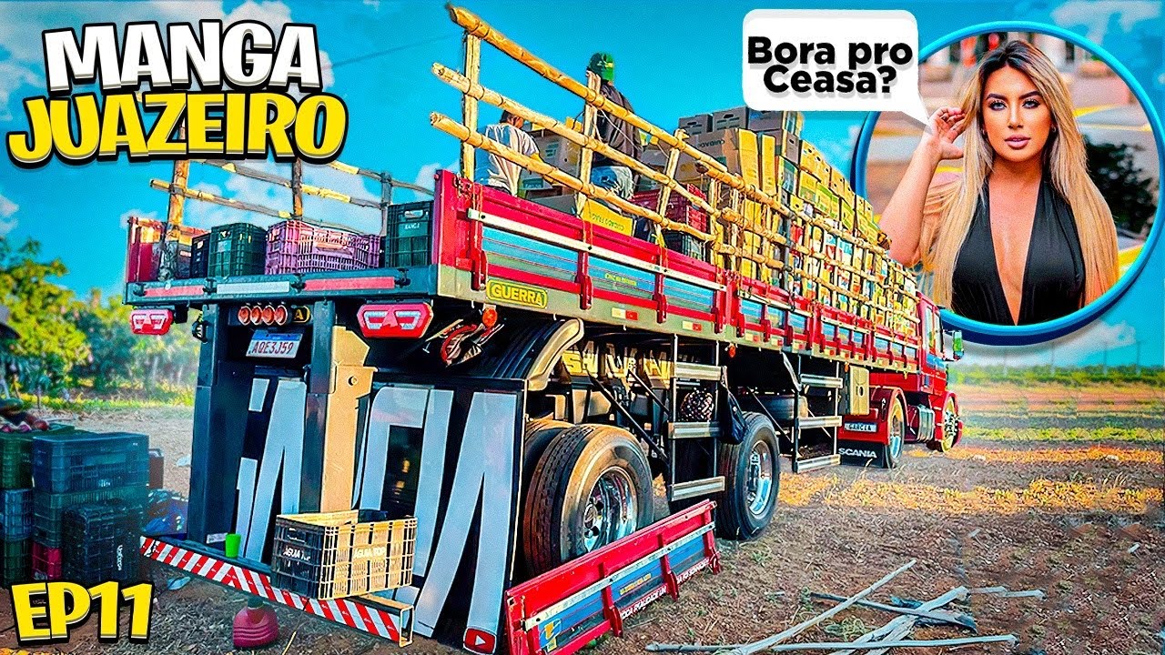 FINALIZANDO A CARGA DE MANGA PRO CEASA 😍 JUAZEIRO EP11
