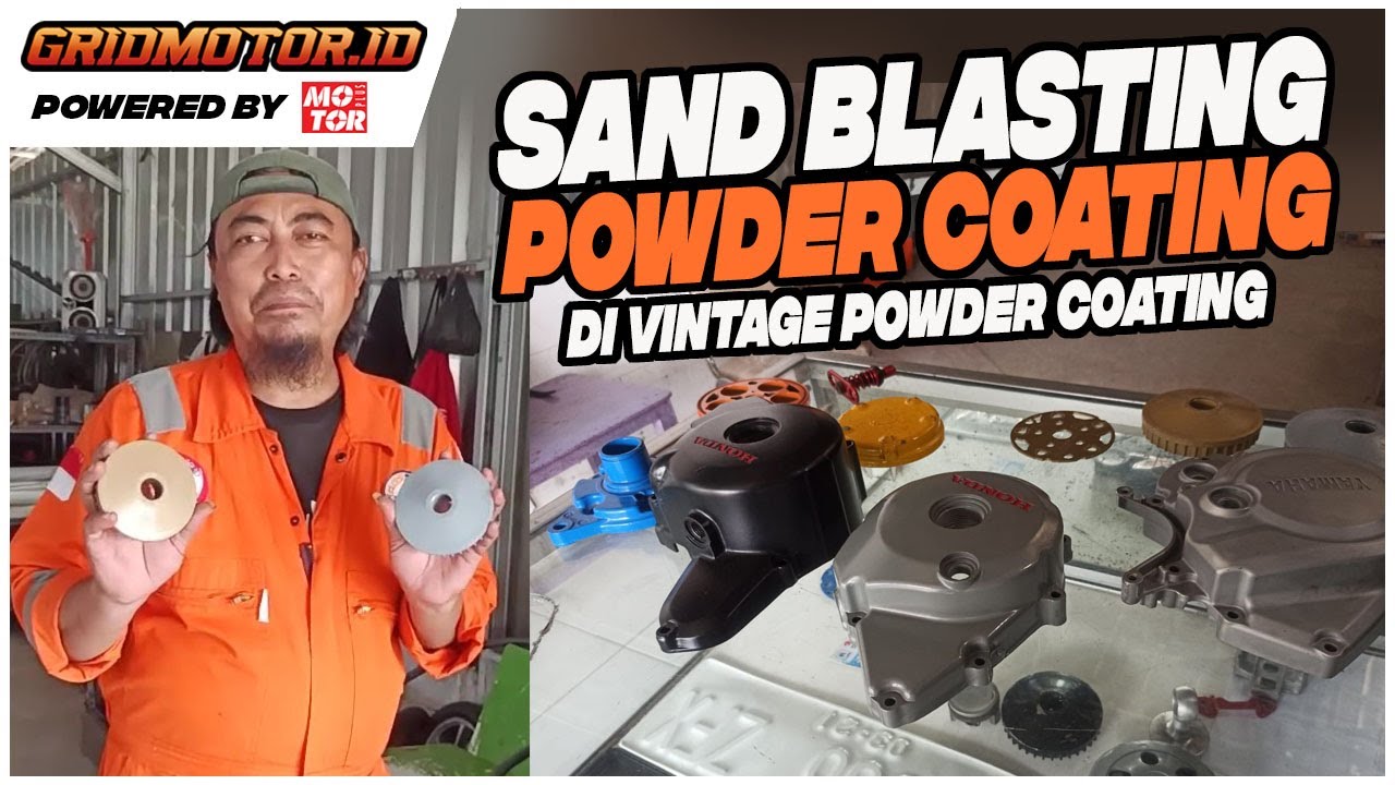 Sand Blasting dan Pengecatan Powder Coating, Yuk Intip Prosesnya