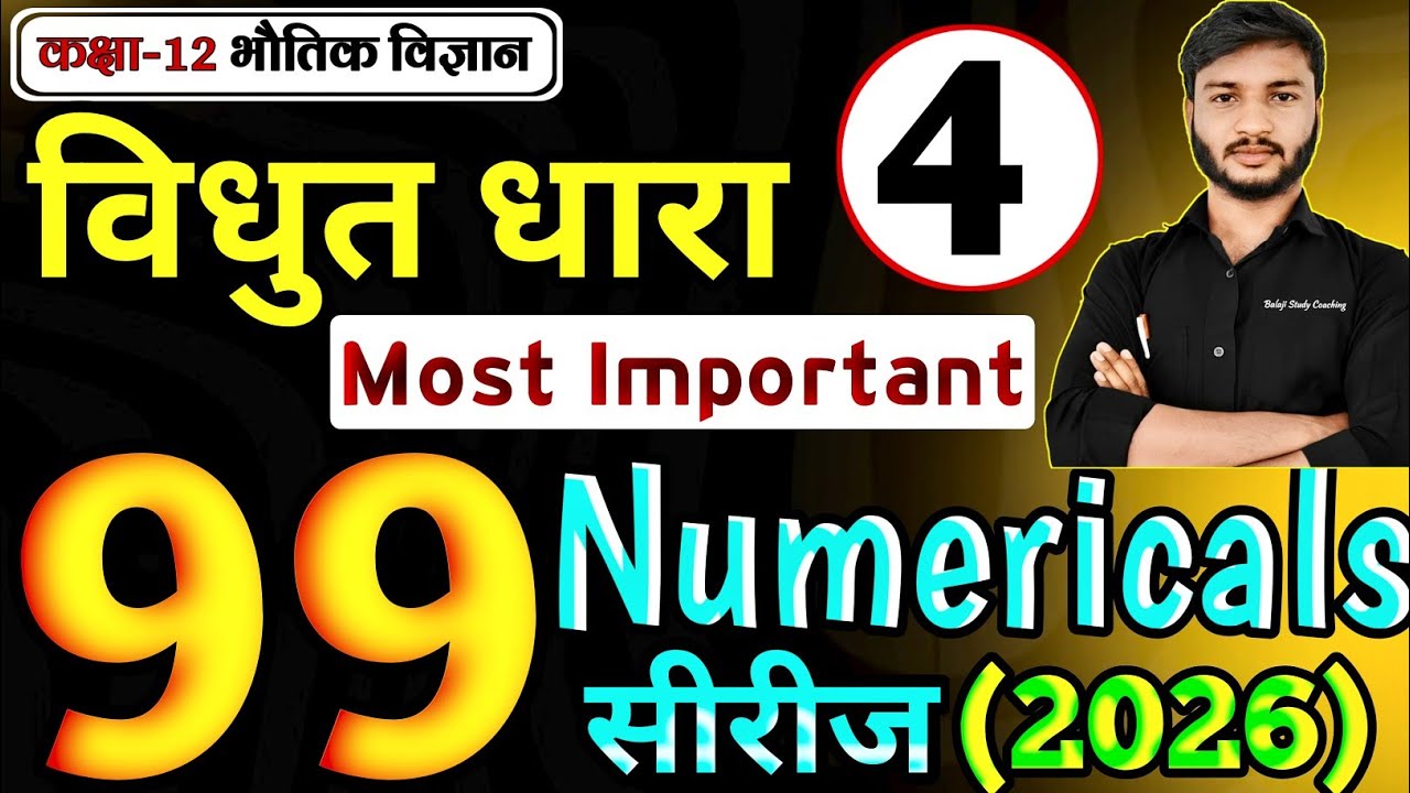 Class 12 Physics Most Important Questions 2026 Up Board || Physics Important Numerical Class 12